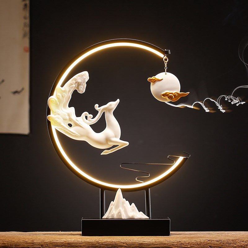 中式创意倒流香炉家用室内书桌摆件禅意陶瓷吊炉盘香炉檀线香熏炉,标准件/零部件/工业耗材,输送带/传送带,淘宝优惠券,粉丝福利购,淘宝优惠卷