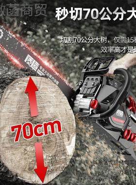 日本油锯伐功木锯家汽油大功率进BVH口链条用锯小型锯多能电链锯