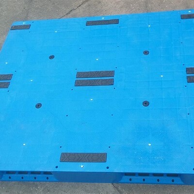 1200*800 1210平板川字托盘塑料平面叉车板货架栈板卸货钢条卡板