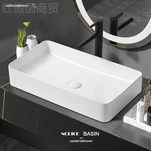 台上盆家洗手圆形盆SMI方形脸盆阳台卫生间洗漱陶瓷洗艺用术 正品