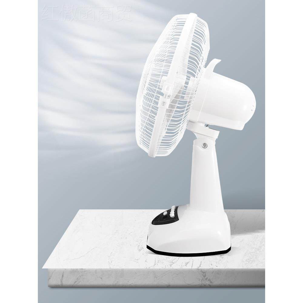 太阳电风扇16能台寸式用大风力蓄电池宿舍家户外便RVK携式可充电