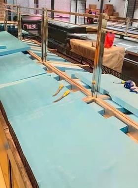 超市陈专用泡沫板水 果店挤塑板 生鲜假列底泡沫风垫BID中岛冷柜