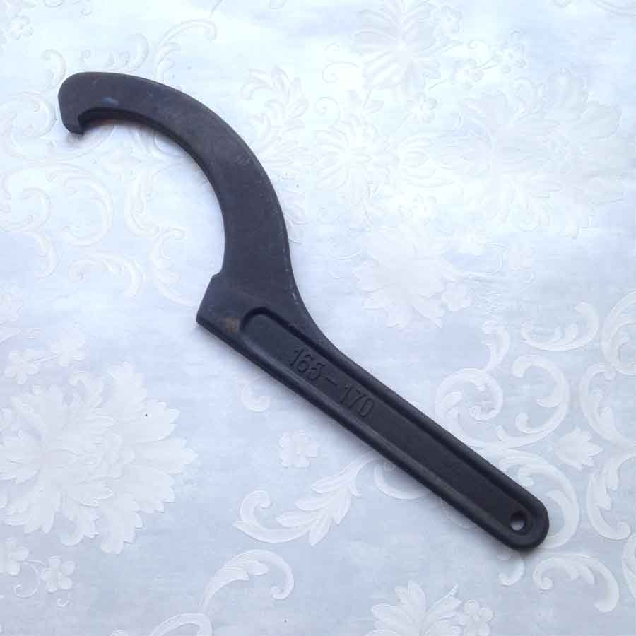 165-170月牙扳手/并帽扳手/圆螺母扳手/数控扳手/侧面孔勾型扳手