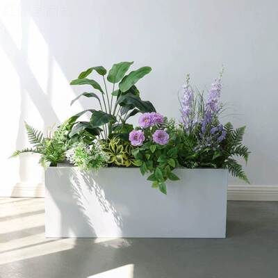 假绿植造景箱轻奢室景观组内仿生植物花槽橱窗合装饰99661摆件