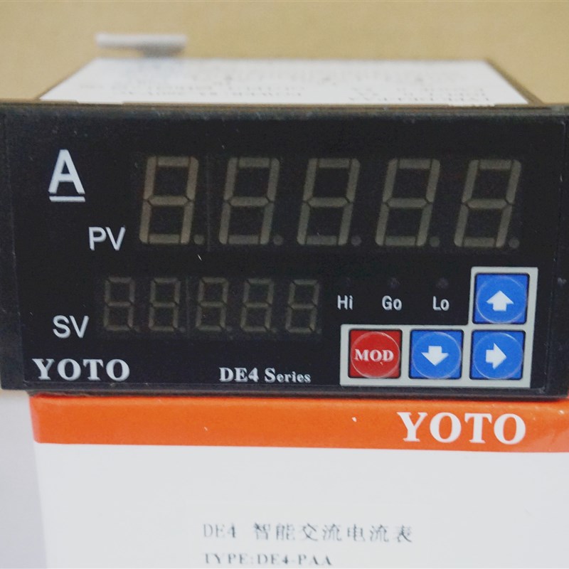 北崎YOTO 数显高精度智能上下限电流电压表 DE4-PAA/PAV/PDA/PDV