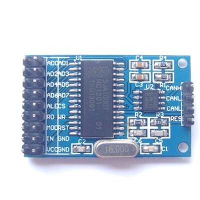 SJA1000 + TJA1050 CAN 通信模块