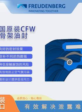 德国原装CF骨架GYD油封BAU磨3SLX2寸55尺*100*10耐油耐密封W圈现