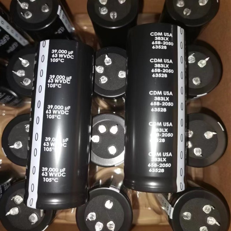 美国CDM 63v39000uf  USA 383LX系列 40x105mm电解电容器 105