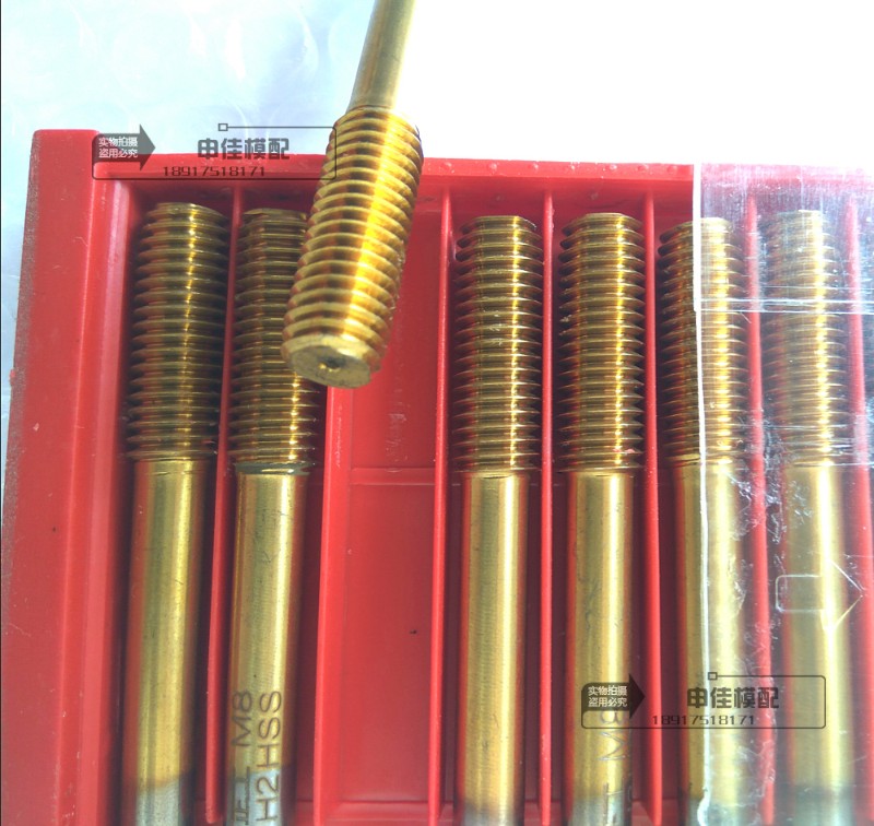 镀钛挤压丝锥 无屑挤压丝攻 M2 M3 M4 M5 M6 M8 M10 M12