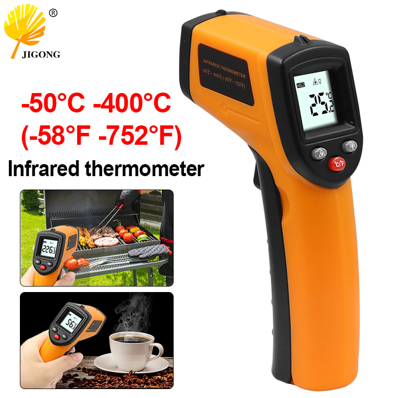 红外线测温仪-50-400手持式工业测温枪 厨房电子温度计温度测量
