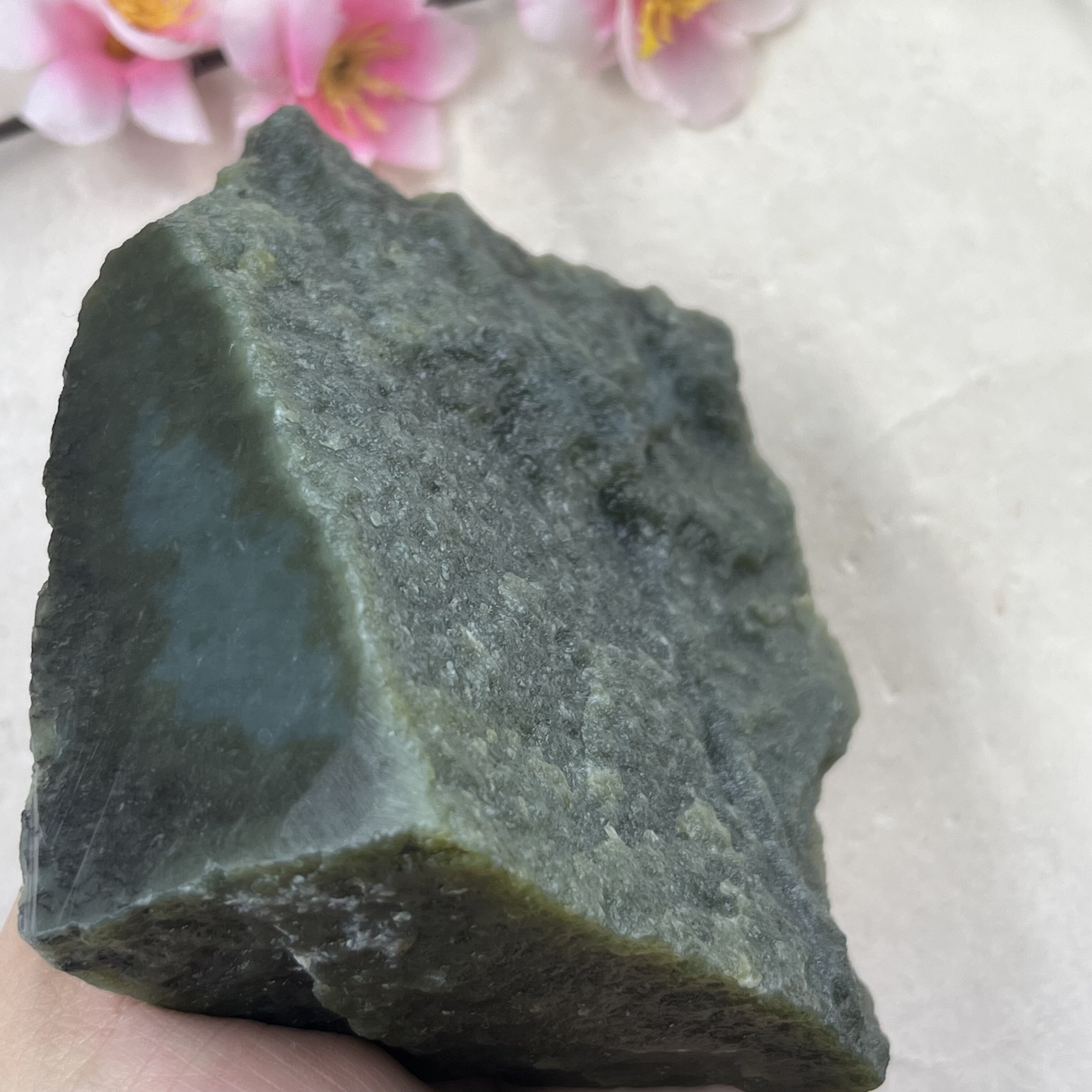 新疆和田玉糖青玉且末摆件边角料牌子下脚料DIY珠子包邮502克ta