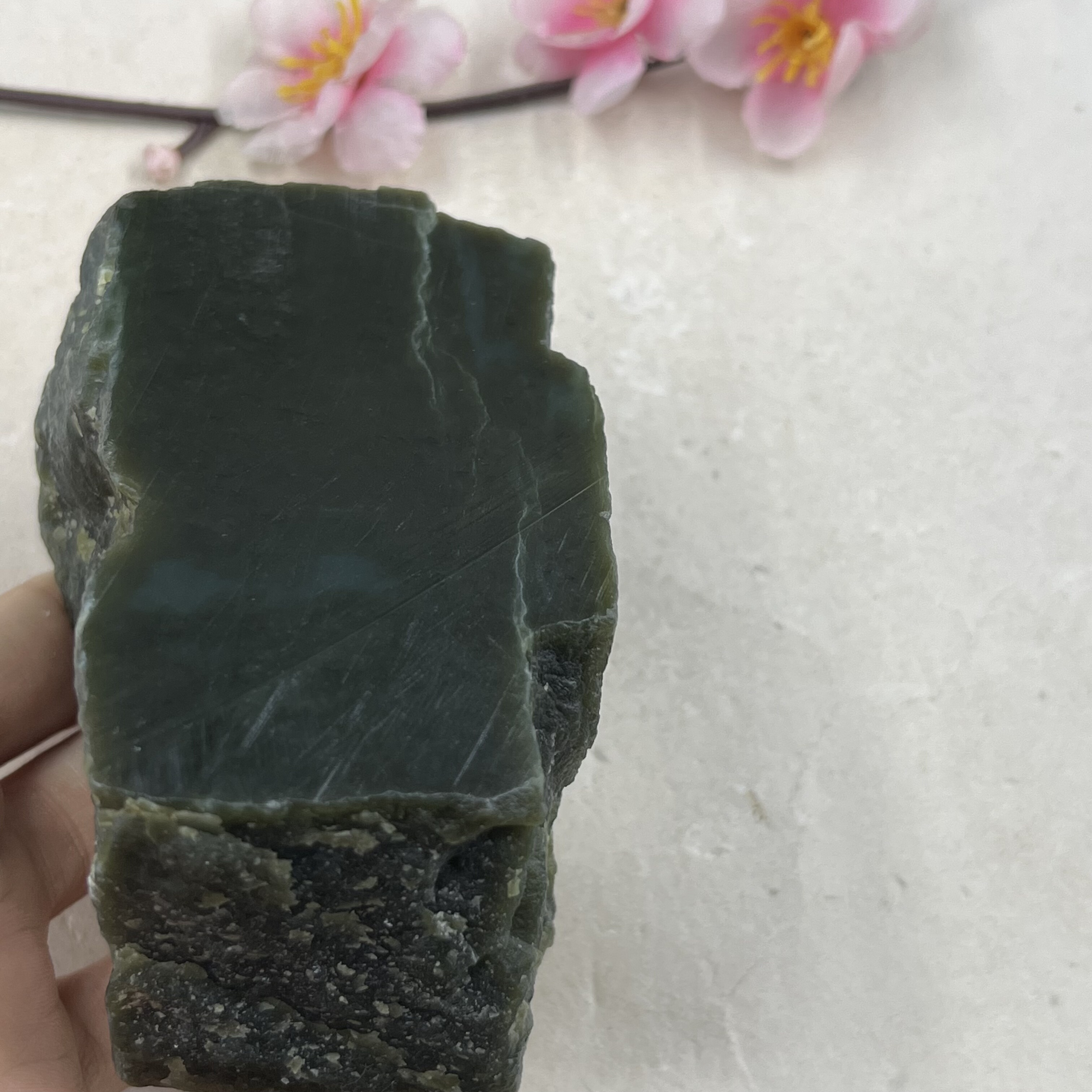 新疆和田玉糖青玉且末磨刀石边角料手把件下脚料玉石料包邮540克t
