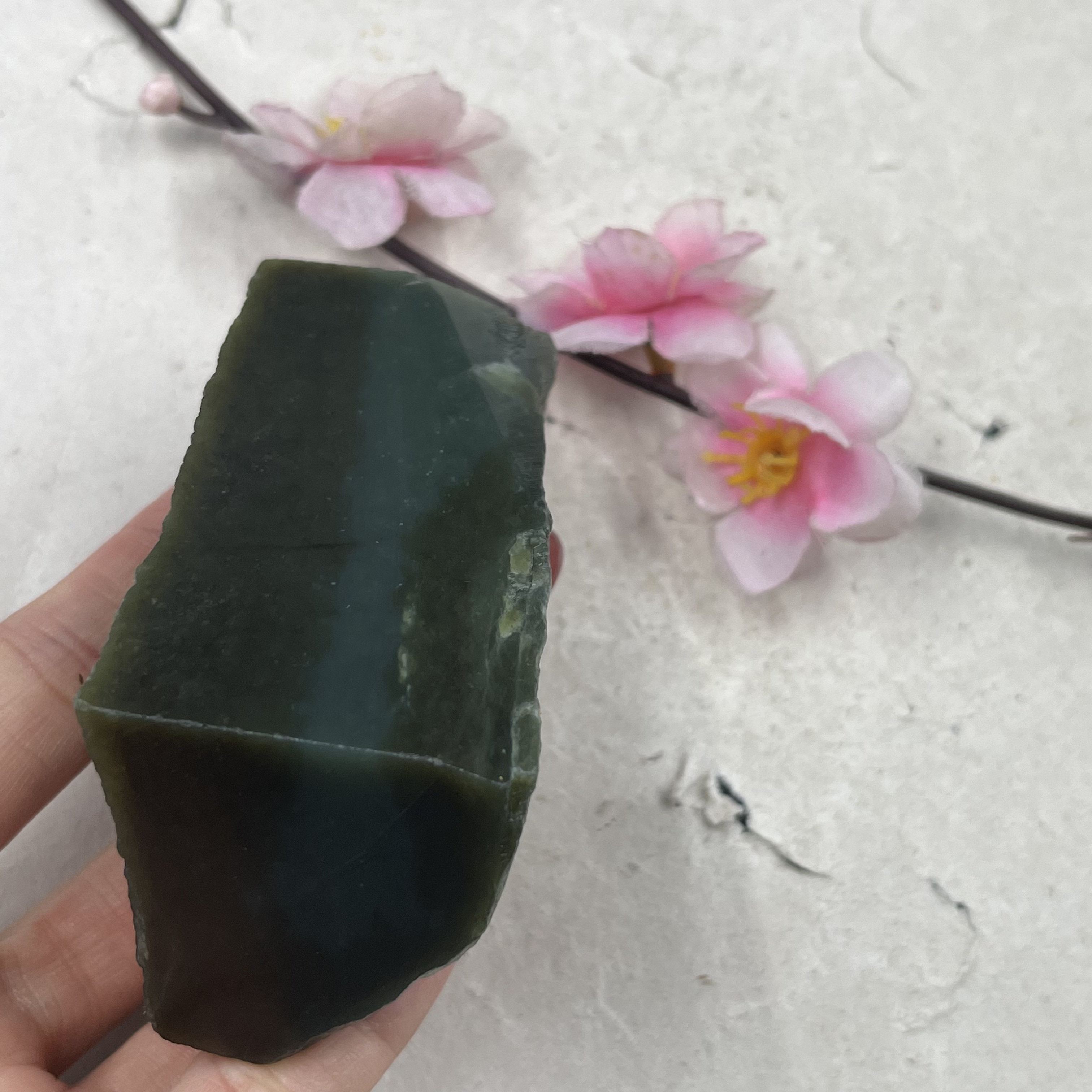 新疆和田玉糖青玉且末把件边角料玉石料下脚料DIY珠子包邮213克t