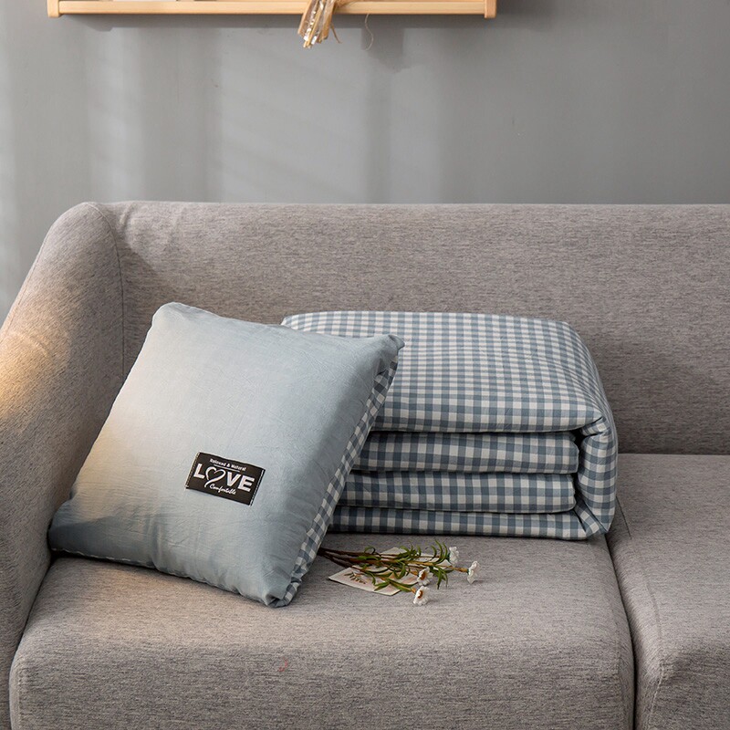 纯棉抱枕被子两用夏季全棉车用午睡枕头办公室二合一折叠空调毯子,居家布艺,抱枕被,淘宝优惠券,粉丝福利购,淘宝优惠卷