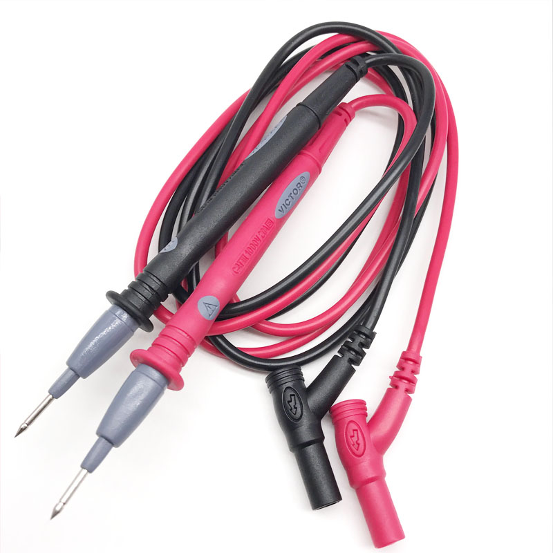 原装胜利表笔线1000V 20A通用尖头表棒测试线VC890D万用表表笔