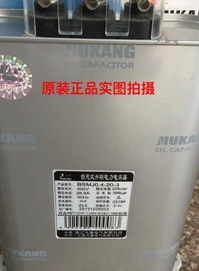 原装正品上海九康BSMJ04203自愈式低压并联电力电容器