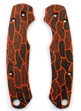 蜘蛛C81刀柄贴片蜘蛛G10复合材料 Spyderco Paramilitary 2 手柄