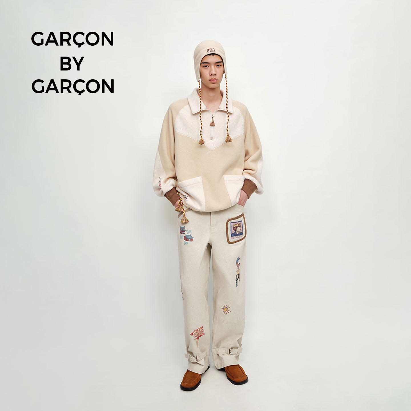 【明星同款】GARCON BY GARCON 25秋冬 Polartec 抓绒手工流苏衣