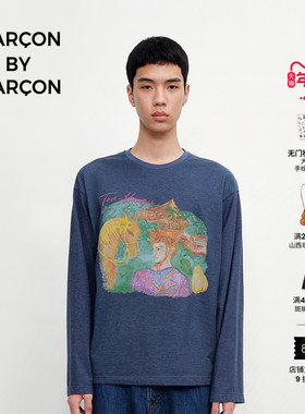 GARCON BY GARCON 25秋冬大同少年汉麻牦牛毛混纺长袖T恤