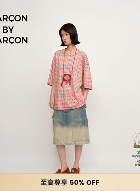 GARCON BY GARCON 25春夏棉质太阳满印碎花短袖T恤