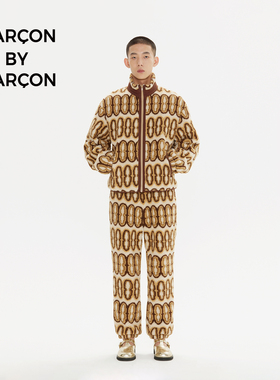 GARCON BY GARCON 秋冬经典神殿环绕拱门羊羔绒提花外套