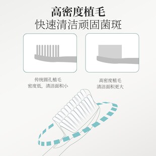 通吃猫成人电动牙刷替换头常规正畸头牙缝尖头刷牙周充电式全自动