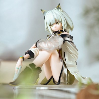 凯尔希手办 明日方舟 压泡面手办 坐姿 美少女 动漫 机箱模型摆件
