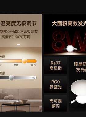 linptech人体存在智能LED筒射灯T8R已接入米家APP吊顶嵌入式996