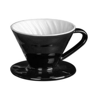 滴滤式 手冲咖啡过滤器 家用 彩色V60型 陶瓷咖啡滤纸过滤杯 美式
