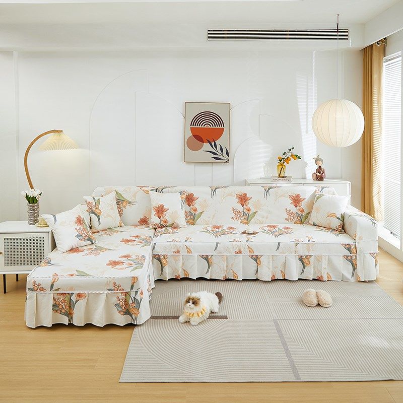 沙发盖布巾一片式沙发巾四季通用全包纯棉沙发套罩防猫抓,居家布艺,沙发套,淘宝优惠券,粉丝福利购,淘宝优惠卷