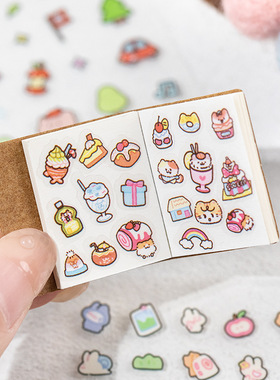 语闲pet切膜贴纸书 织梦工坊 deo小鼻噶素材手帐拼贴