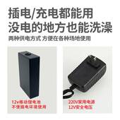 农村宿舍洗澡神器家用租房户外电动便携式 简易自吸淋浴器调节花洒