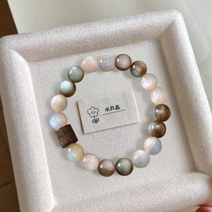 落百搭手环手饰日玫渐 质超仙变手工串珠手904链女气独特精致时尚