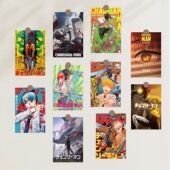 电锯人日本热血番动漫海报动漫电锯人墙纸宿舍装 饰卡