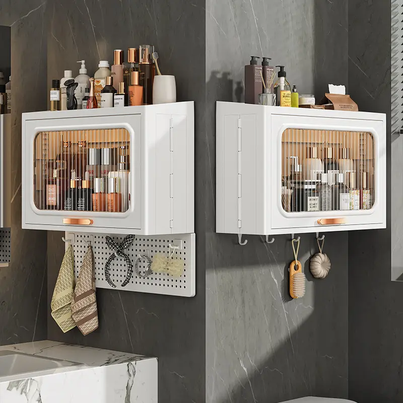 家用厨房置物架多功能防尘品架子墙上壁挂式调味罐收纳整理盒