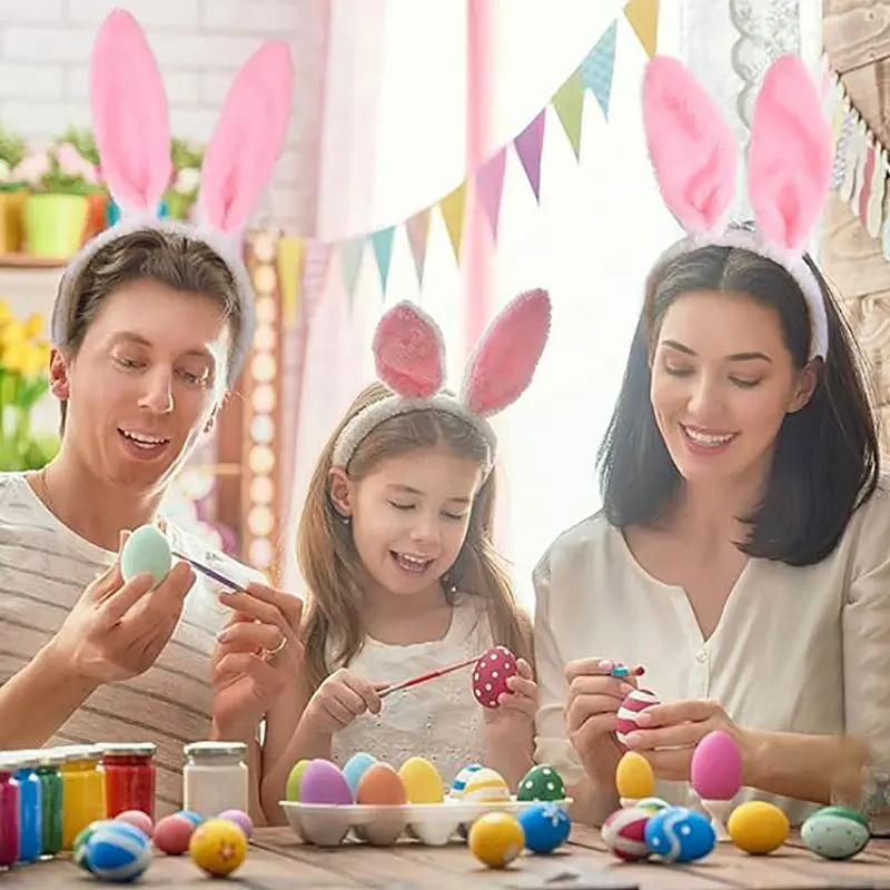 六一少儿节复活节兔耳朵发箍裙子套装少儿成人货源