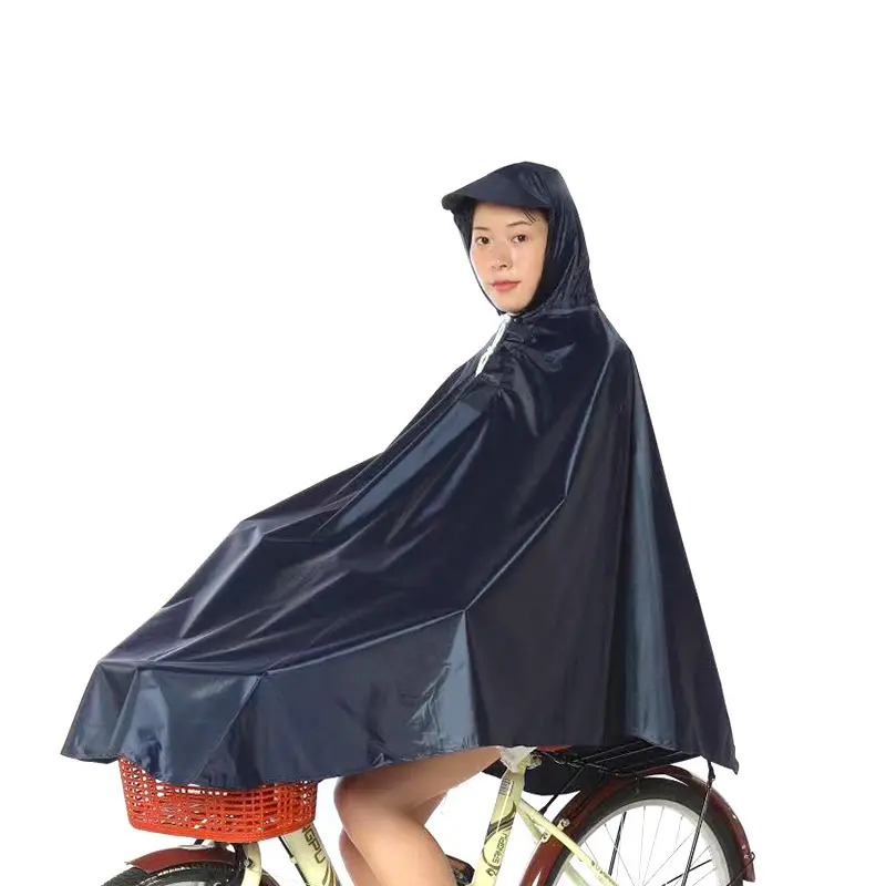 pv透气加厚电动车雨衣户外徒步雨披自行车电瓶车骑行雨衣
