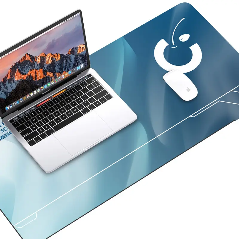 七彩樱桃鼠标垫大号电脑桌垫游戏垫防滑锁边加厚书桌垫网咖电竞垫