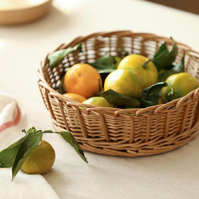 手工柳编收纳篮藤编水果零食面包鸡蛋馒头篮子厨房桌面编织储物筐,收纳整理,其他收纳篮,淘宝优惠券,粉丝福利购,淘宝优惠卷