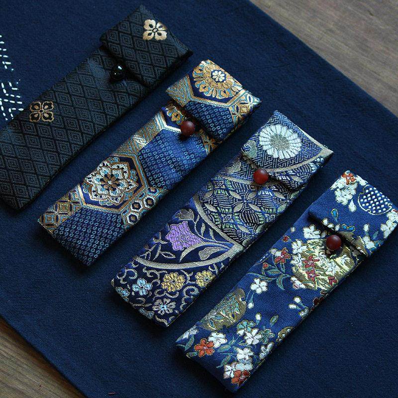 良辰好物 中式织锦棉麻布艺香筒袋精致礼品收纳包 茶香道用具包装,文具电教/文化用品/商务用品,笔袋,淘宝优惠券,粉丝福利购,淘宝优惠卷