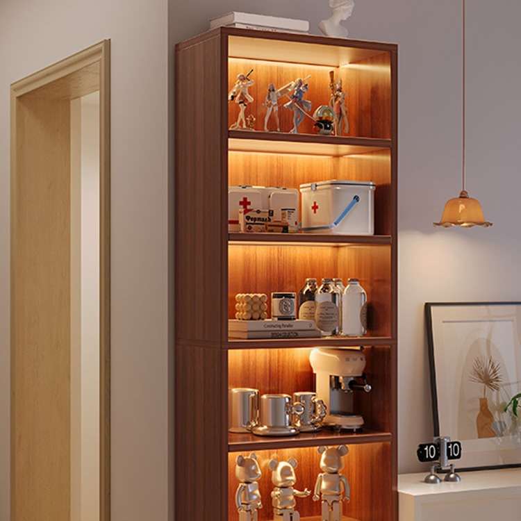 转角书柜陈列柜墙边置物柜家用书架落地收纳过道靠墙柜子客厅书架