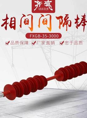 35kv防舞动复合间隔棒高压复合相间间隔棒FXGB-35-3000