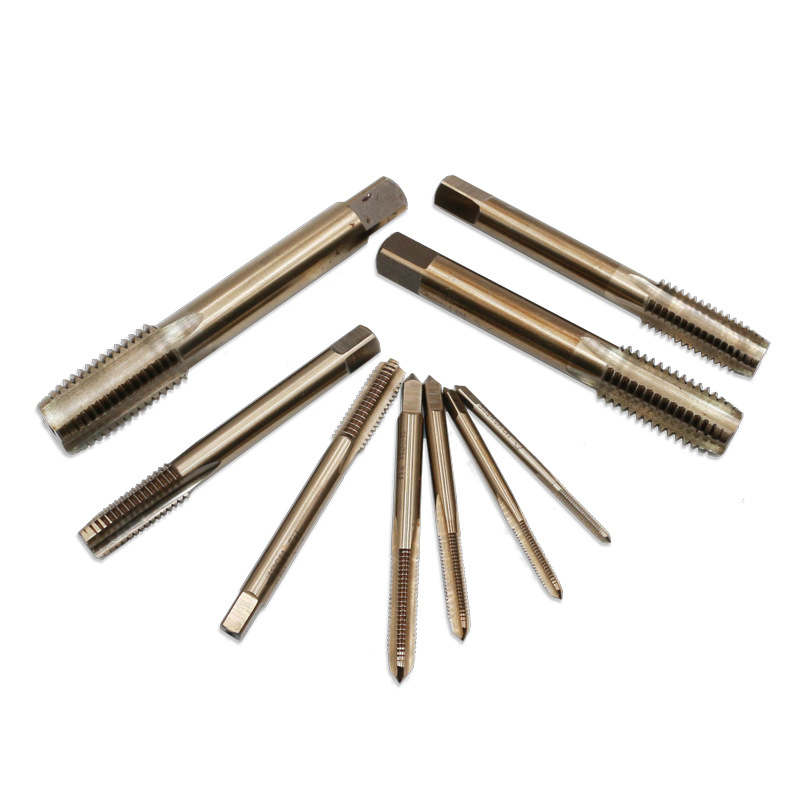 攻不锈钢专用含钴丝锥 合金直槽螺旋机用丝攻 3 4 5 6 8 10厘12mm