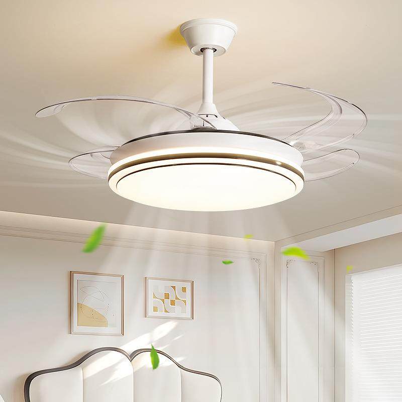 园欧特朗风扇灯客厅灯现代简约主灯全光谱led吸顶灯餐厅隐形吊扇