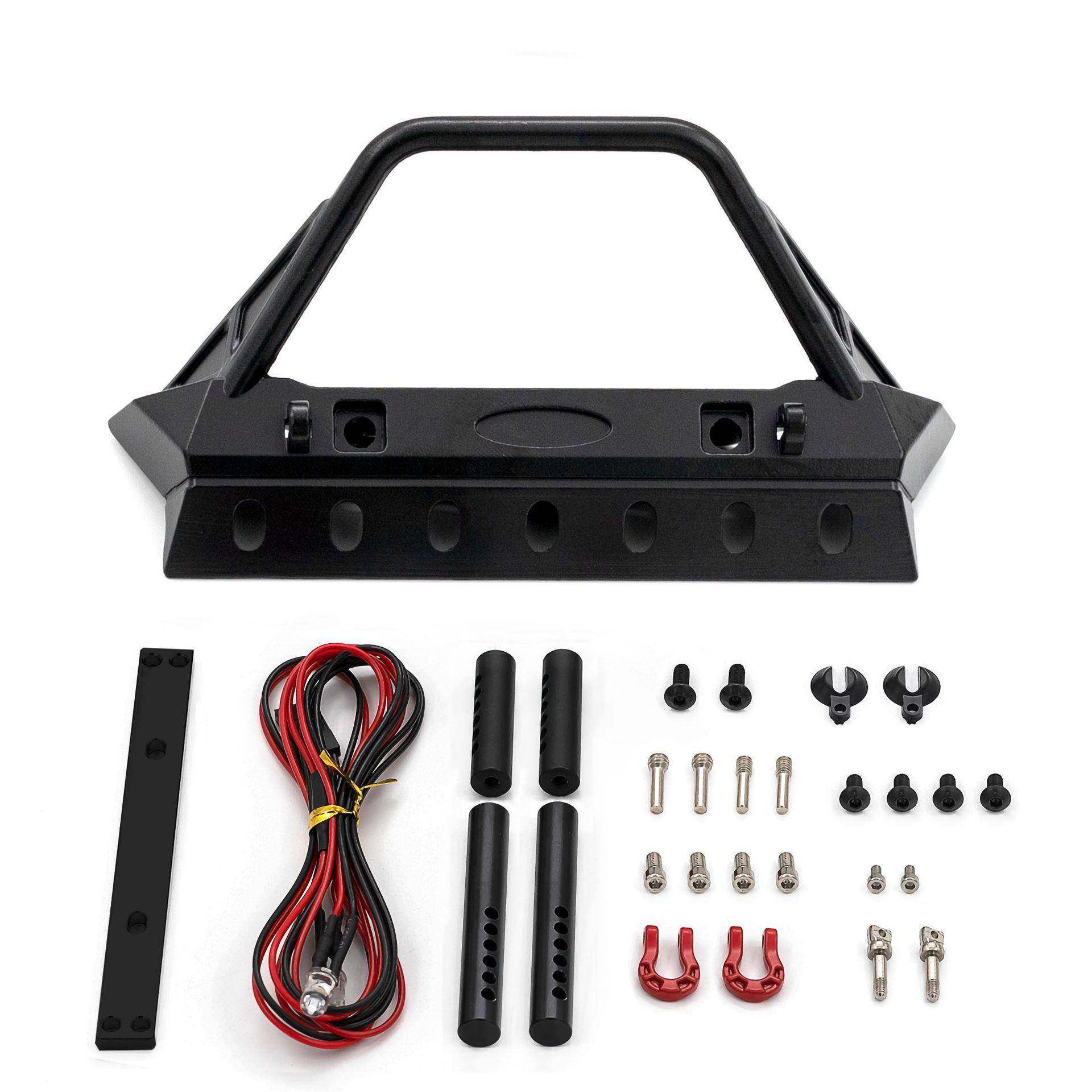 1/10攀爬越野模型车通用前防撞改装OP升级件T4TRX490046等用