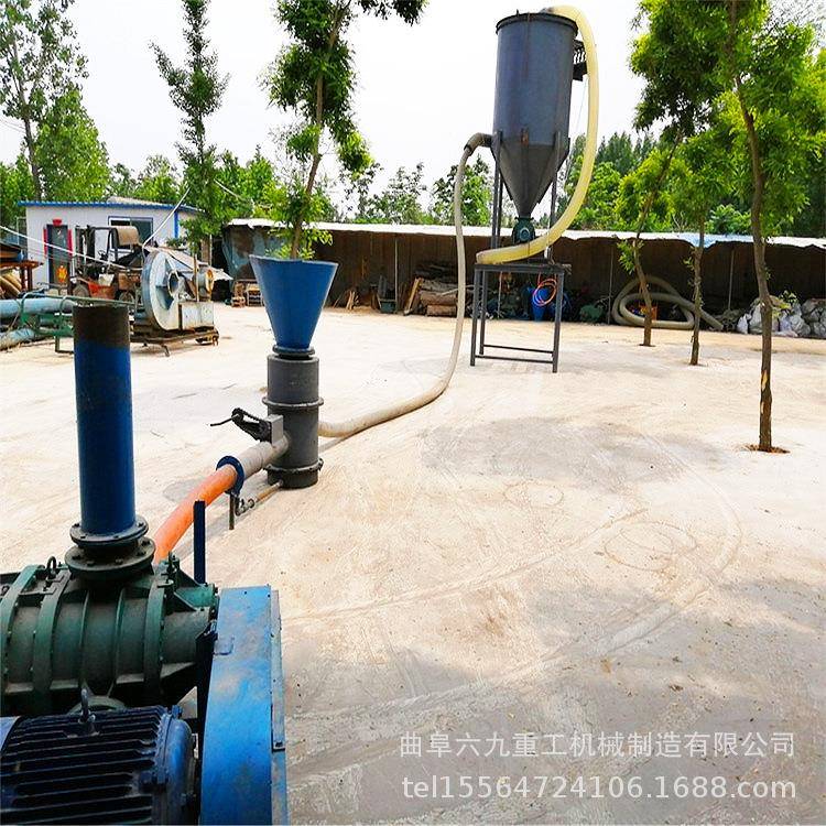 无尘环保吸灰机波纹金属软管吸灰机六九砂石料气力输送机
