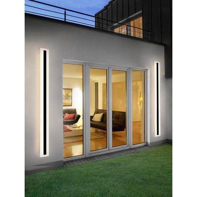 户外太阳能RGBW长条壁灯室外防水洗墙灯庭院灯别墅围墙灯大门柱子,特色手工艺,其他特色工艺品,淘宝优惠券,粉丝福利购,淘宝优惠卷