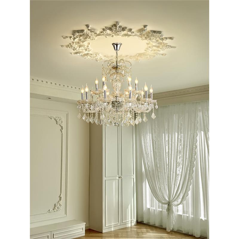 法式复古水晶灯客厅吊灯高级感房间餐厅灯具大气轻奢主卧灯设计师