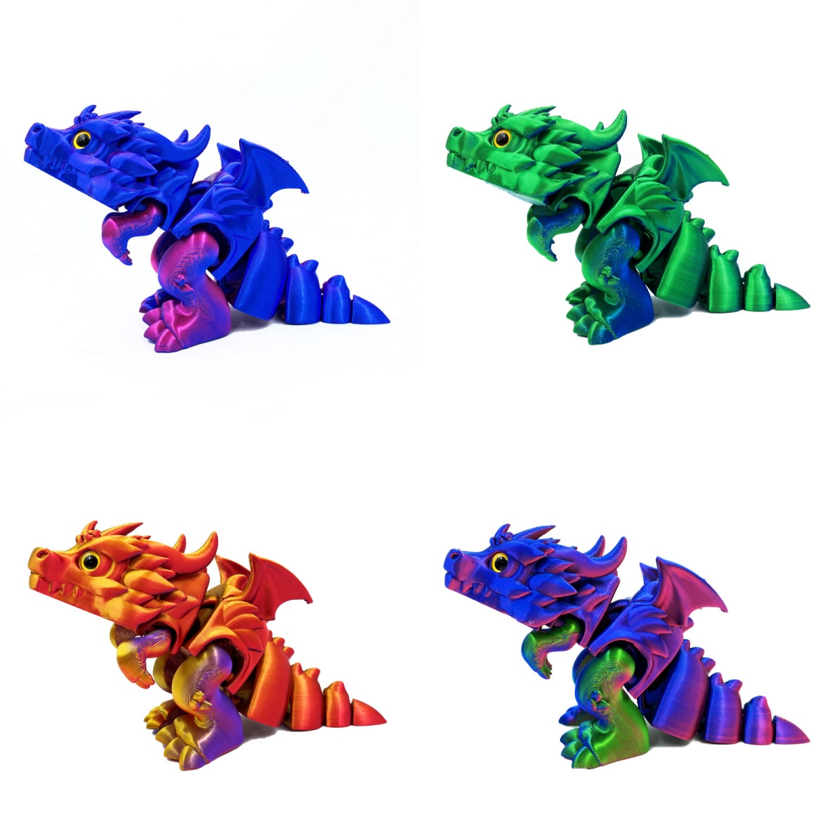 3D打印仿真动物恐龙模型霸王翼龙手办摆件呆萌霸王翼龙摆件礼物