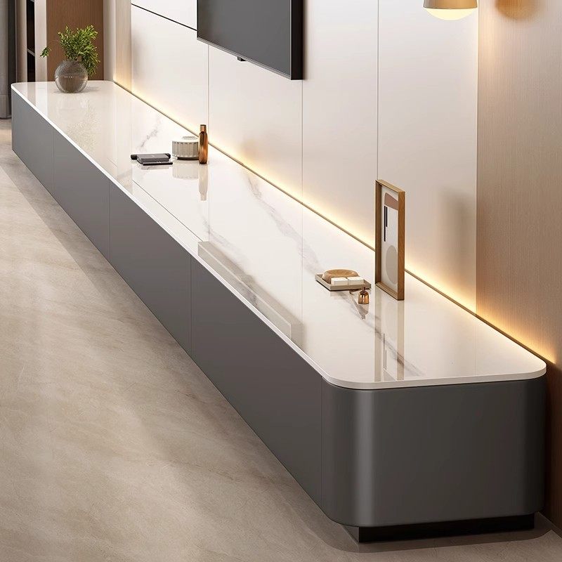 岩板电视柜落地客厅家用2026新款轻奢高级小户型茶几电视机柜组合